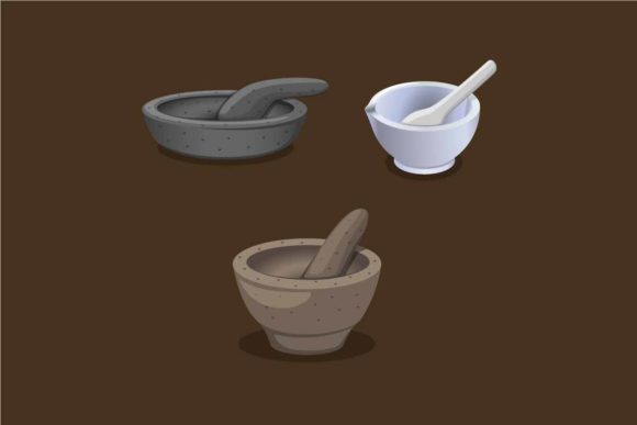 Download Mortar Traditional and Modern Symbol Set - Symbol set Collection