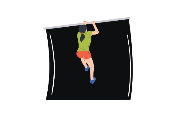 Download Sportsman Climbing Warped Wall - Premium Resources
